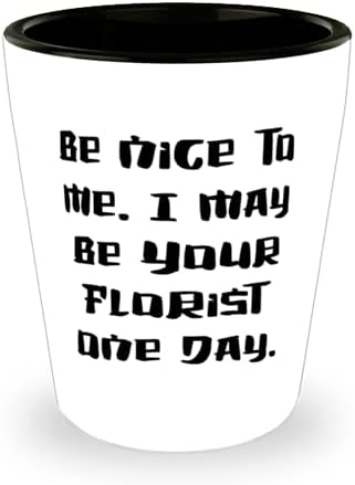 Lijepa čaša za cvjećaru, molim te. Mogu biti vaš cvjećar, za muškarce i žene, poklon od vođe tima, keramička čaša za cvjećara