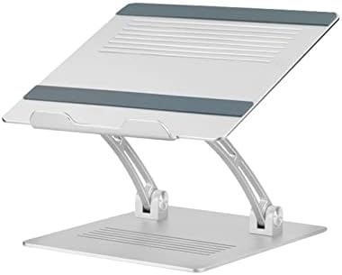 Qiyuds prijenosni postolje, aluminijski računalni uspon, ergonomsko dizalo za prijenosna računala za stol, držač metala kompatibilan