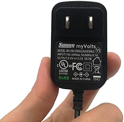 MyVolts 9V adapter za napajanje kompatibilan s/zamjena za brat p -touch edge naljepnica pisač - američki utikač
