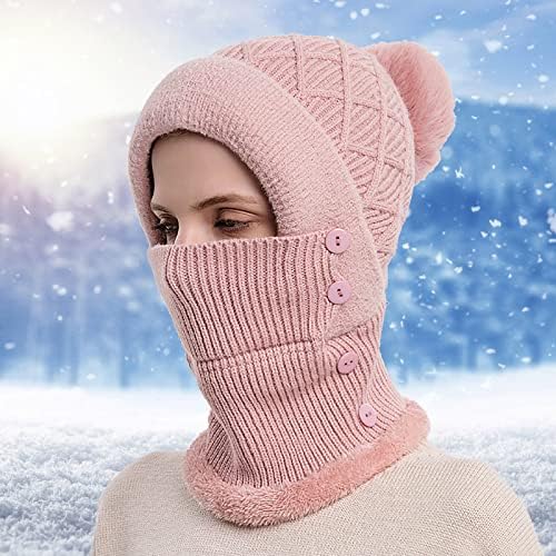 Kapuljača, skijaško pokrivalo za lice, maska za zaštitu od hladnoće, zaštita od zime, integrirana ženska vanjska kapa, kapa, topli