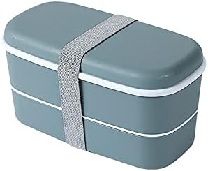 Dvoslojna kutija za ručak uredski radnik student prijenosni vanjski nepropusni spremnik za hranu kuhinjski pribor