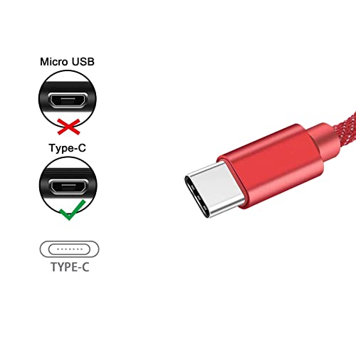 USB Type C kabel, dvostrani reverzibilni najlonski pleteni kabel za brzo punjenje USB tipa A do C punjač za Samsung Galaxy S8+/S9 Note