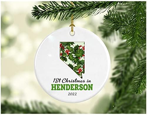 Prvi Božić u našem novom domu 2022. Ornament Henderson Nevada Kolekcionar 1. sezona Život u NV USA U OBORATIONSKI DRVO DIJELOVANJE
