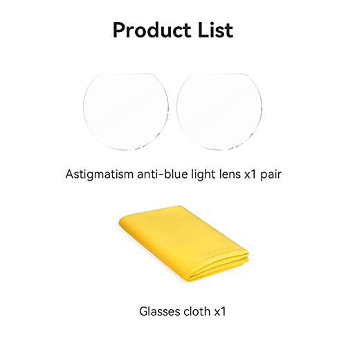 Anti-Blue lagana leća kompatibilna za DJI Avata FPV Leteće naočale naočale2 Pribor koji podržava promjenu leća kako bi se prilagodio