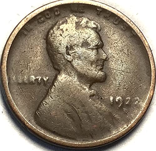 1922. D Lincoln pšenica Cent Cent Slaba D Penny Prodavač Dobar
