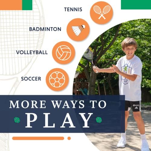 Prijenosni badminton grid stalak za vanjski teniski klub-jednostavno i brzo postavljanje-Savršeno za dječju odbojku, tenis, kiseli