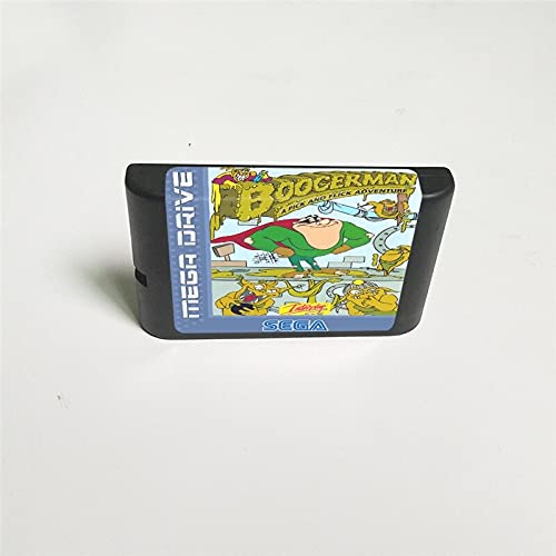 LKSYA BOOGERMAN A PICK and Flick Adventure - EUR COVER s maloprodajnim kutijama 16 -bitna MD kartica za igru ​​za Megadrive Genesis