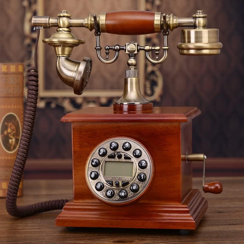 Rotacijski brojčanik Telefonska dnevna soba Uredba kućnog ureda s fiksnim stilom stila europski retro američki telefonski klasični