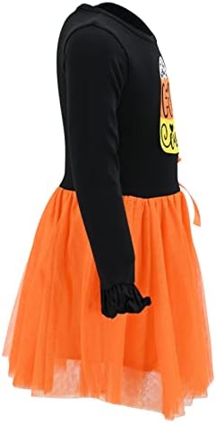 Jedinstvene djevojčice 2022 haljine Halloween Tutu Slatka odjeća za odjeću za bundeve od bundeve