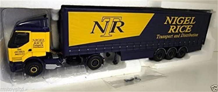 Corgi za Renault zavjese Nigel Rice Transport Ltd Ltd Edition 1/50 Diecast Truck unaprijed izgrađeni model