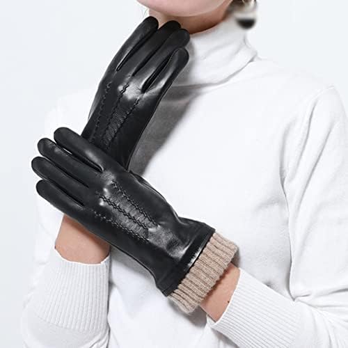 zimske ženske kožne rukavice vruće pletene ženske kožne rukavice s jednim prstom