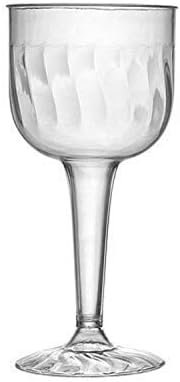 2209-elegantno posuđe od 8 unci, prozirna jednodijelna Plastična čaša za vino, 96 komada