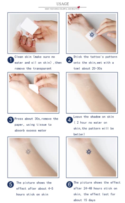 1PCS Crni kvadratni privremeni tetovaža Žene muškarci Art Art ARM CARK STRAKI VODI TATTOO Naljepnice Vodootporni prst tatoo