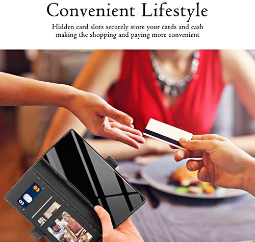 Torbica-novčanik Galaxy Note 10 Plus Premium kožna torbica-knjižica Note 10 + Plus s visećim postoljem i utora za kartice, zaštitna