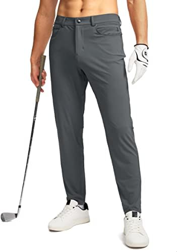 G Postupno muške rastezljive golf hlače s 6 džepova Slim Fit Dress hlače za muškarce putuju povremeni posao