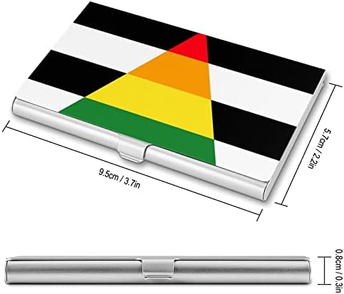 Izravna zastava ponosa saveznika smiješni poslovni identifikator s imenom Držači Futrola za kartice zaštitna kutija za organizatore