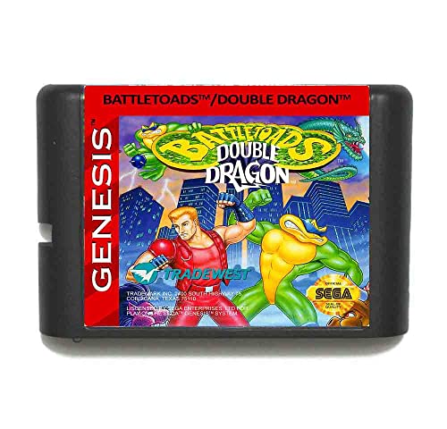 BattletOads i Double Dragon Ultimate Team 16 -bitni MD igračka karta za Sega Mega Drive for Genesis