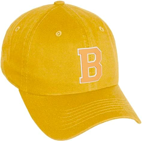 Daxton Classic 3D varsity bijela neon narančasta početna slova Baseball tata šešir