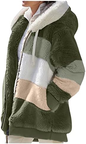 Zimski kaputi za žene 2022 Topla lagana runa plišana jakna s patentnim zatvaračem udobni vuneni kaputi s džepovima