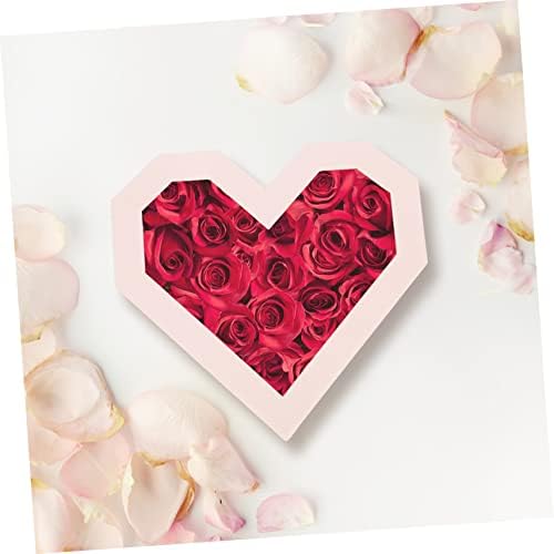 Kutije za poklon za DJEVERUŠU srca prozirni vjenčani poklopci cvijet za oblik cvjetni papir čokoladna rođendanska ambalaža za Valentinovo