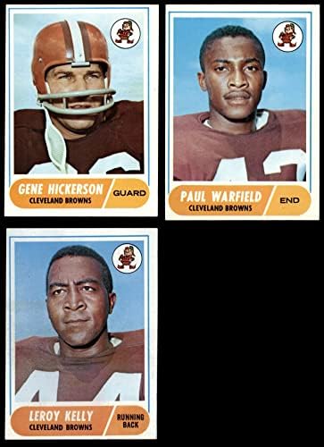 1968. Topps Cleveland Browns Team Set Cleveland Browns-FB ex Browns-FB