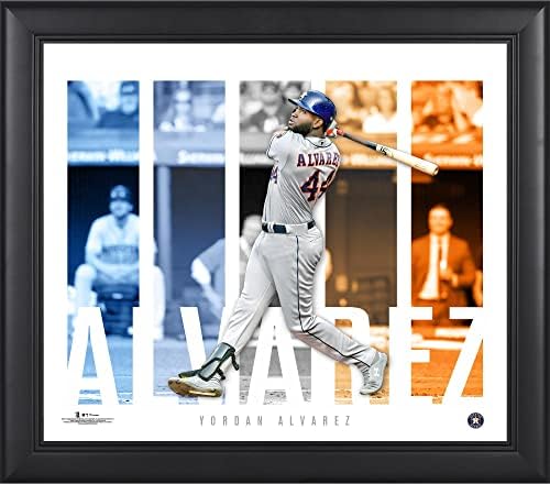 Yordan Alvarez Houston Astros uokviren 15 x 17 kolage igrača - MLB plaketi i kolaže