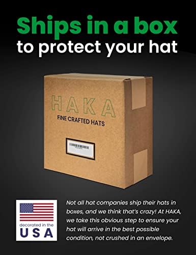 Haka State City kamiondžijski šešir za muškarce i žene, podesivi šešir za bejzbol, mrežica Snapback, čvrsti vanjski crni golf šešir