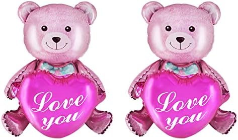 AVMBC medvjeđi baloni u obliku medvjeda folija helij baloni srčani baloni za Valentinovo Dan predlažu bračno vjenčanje rođendanske