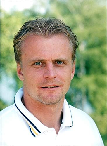 Vintage fotografija Jonasa Thern je švedski nogometni menadžer.