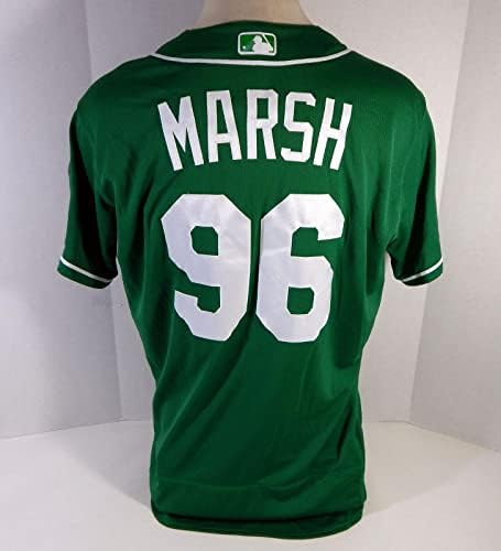 2021. Kansas City Royals Alec Marsh 96 Igra izdana Green Jersey St Patricks 70 - Igra Korištena MLB dresova