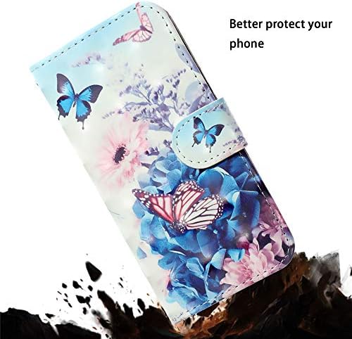 Torbica ISADENSER za iPhone Xr Slatka kožna torbica za iPhone Xr za djevojčice, ženskih torbica s 3D-reljefne, umjetna koža [Stalak