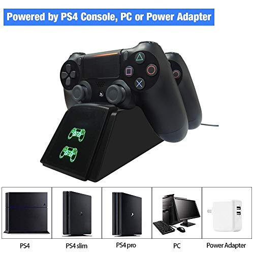 Stalak za punjenje postaja FunMax PS 4 za kontroler Sony Playstation4 / PS4 / PS4 Slim / PS4 Pro