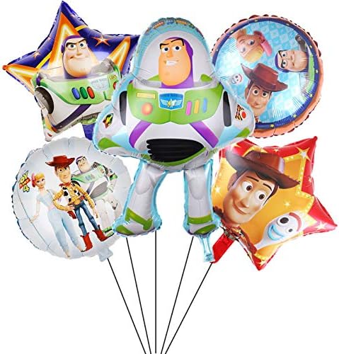 Igračka priča igre večernji Baloni isporuke 5pcs balon set priča o igračkama za dječji rođendan dekoracije za dječji tuš