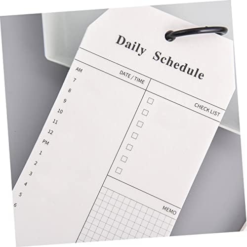 Tofficu 4PCS 2020 Memo Planiranje Učenje godišnje bilježnice za pisanje pribora za pisanje Ured za planer popisu kuće godišnje za raspored