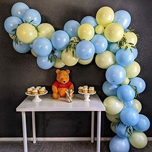 Dječji plavi baloni svijetloplavi baloni 12 inča 50 kom pastelno plavi dječji baloni za tuširanje Sretan rođendan koji otkrivaju spol