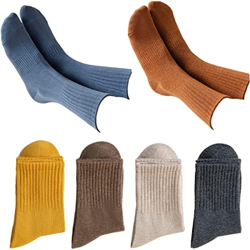 Pidudu 6 parova dame toplinske čarape, ženske tople vunene čarape za zimu ， jesenske zimske čarape srednje tele /uk 4-8 ​​eura 37-42