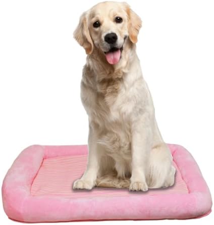 Teafco Otto memorijski pjena krevet s toplinskom reljefnom oblogama, ružičasta, velika