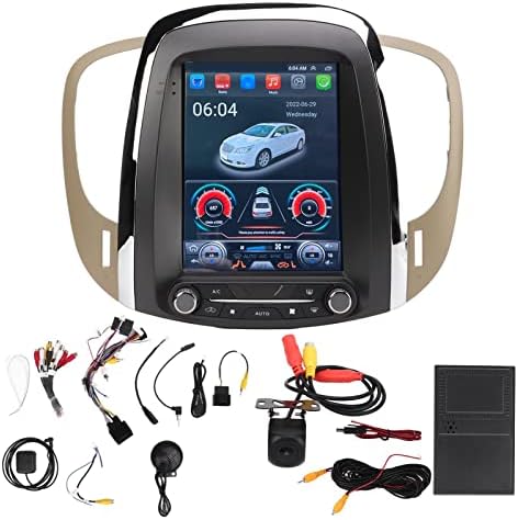 AraMox Car GPS Navi Player, 10.4in Head Unit Radio Bluetooth 5.0 Radio Stereo GPS Navi Player HD Touch Screen 2G RAM 32G ROM za Lacrosse