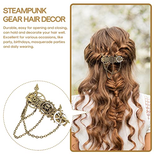 Ukosnica za kosu u stilu steampunk, Vintage goth punk ukosnica za kosu u stilu kose za kostimirane zabave