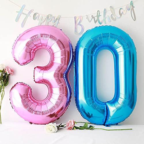 Broj balona, ​​2 koms 40 inča ukrasi za rođendan BALOON PARTY Opskrbljuju helij foliju Mylar Digitalni baloni