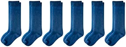 Ležerne dječje pamučne čarape do koljena od 6 parova