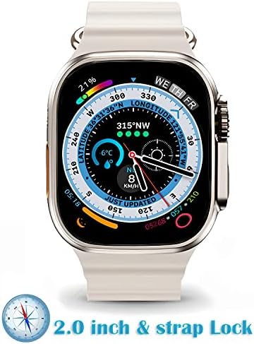 Tuotuer H10 Ultra Plus Upgrade Smart Watch Men Ultra Series 8 49 mm 2,0 inčni zaslon Compass 173 Sport Mode Smartwatch PK HK8 Pro