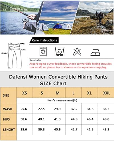 Dafensi kabriolet hlače Žene brzo suho planinarenje lagane vanjske kampove hlače s džepovima s patentnim zatvaračem za ribolov
