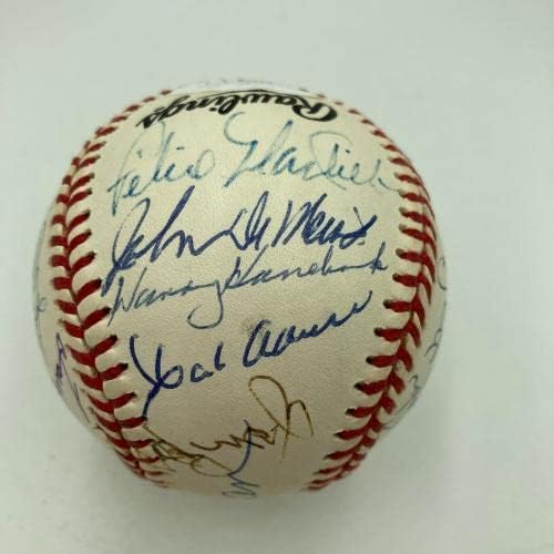 1957. Milwaukee Braves World Series Champs tim potpisao bejzbol Hank Aaron JSA - Autografirani bejzbol