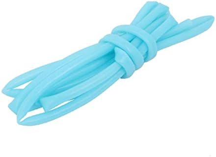 X-DREE 6 mm x 8 mm dia visoka temp otporna na silikonsku cijev crijevo gumena cijev plava plava 2 m (6 mm x 8 mm de dipemettro, tubo