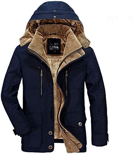 Topunder Zimski kaputi za muškarce duge rukave plus veličina kaputa proljetna patentna zatvarača poliesterska jakna Svjetlo ovratnik