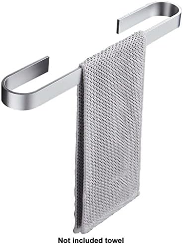 N/držač ručnika za kupaonicu ručnici vješalica crni srebrni nehrđajući čelik zid viseća ručnika Organizator kuhinja polica za odlaganje