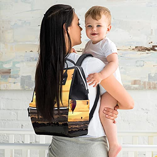 Vrući balon nebeski pelena torbica torbica mama ruksak veliki kapacitet za pelene torbe za njegu za njegu bebe