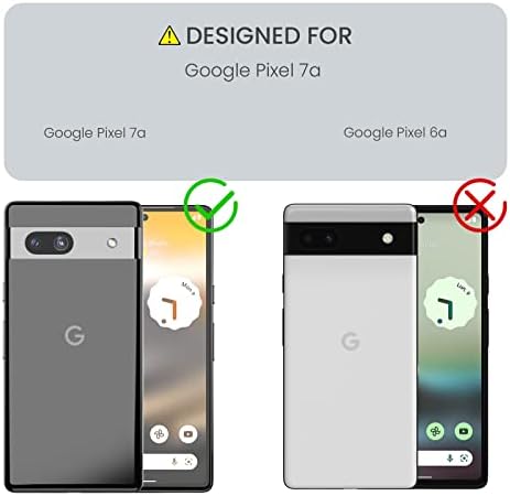 Torbica Dretal za Google Pixel 7A, sa zaštitnim slojem od kaljenog stakla, амортизирующим mat fleksibilan mekana torbica od karbonskih