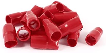 20 kom crvena mekana PVC žica 9-38 35 mm2 za prešanje terminalnih ušica s izoliranim čahurama kape poklopac (novi 90167 20 kom crvena